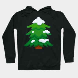 Christmas Snow Tree Hoodie